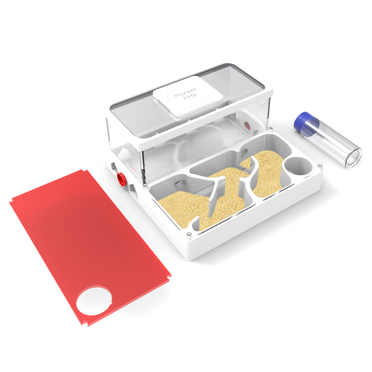 Pioneer Ants Ant Farm – 3D Printed & Acrylic Ant Habitat with Expansion Ports, Water Tower & Sand Nest | Indoor Ant Colony Starter Kit for Beginners & Advanced Keepers (No Ants Included)